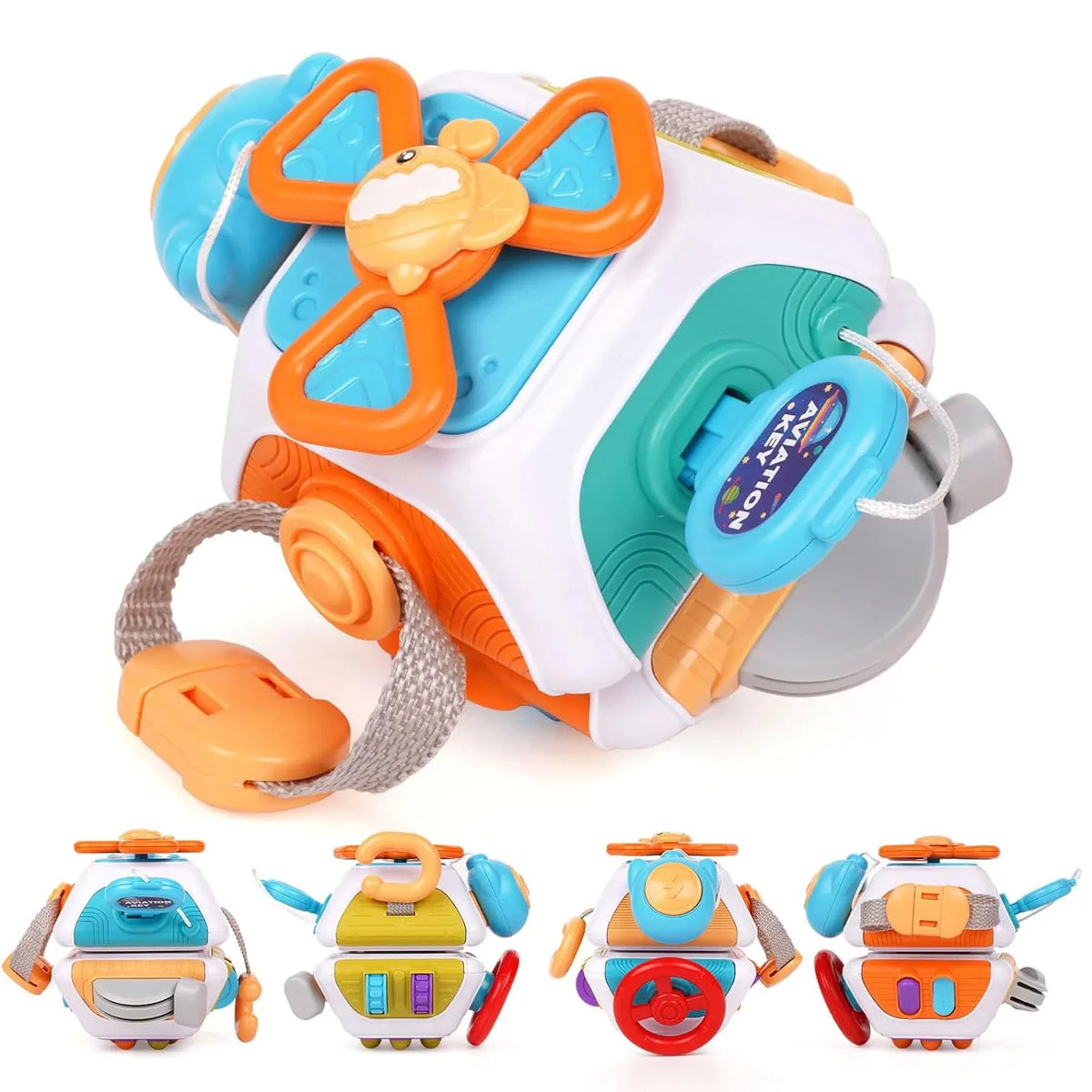 Brinquedo Educativo de Blocos – Kit Completo com 130 Peças