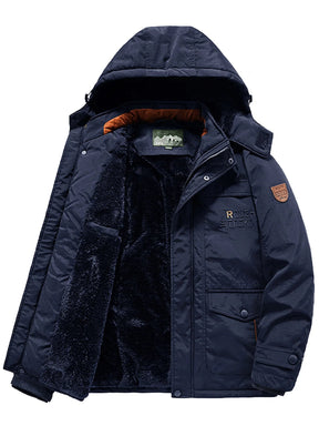 Casaco Masculino Vintage Para Inverno Acolchoado com Capuz - (Promoção de Inverno 2025)