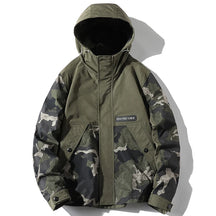 Jaqueta Masculina Bomber Militar com Capuz Corta-Vento – (Promoção de Inverno 2025)
