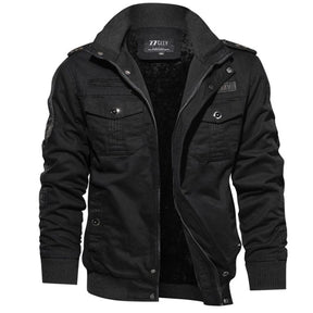 Jaqueta Tática Masculina Para Inverno Fleece com Bolsos - (Promoção de Inverno 2025)