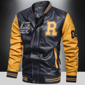 Jaqueta Masculina de Motoqueiro com Proteção Acabamento Impermeável Estilo Racing – (Promoção de Inverno 2025)