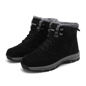 Bota Unissex de Inverno com Plataforma Forro e Design Impermeável – (Promoção de Inverno 2025)