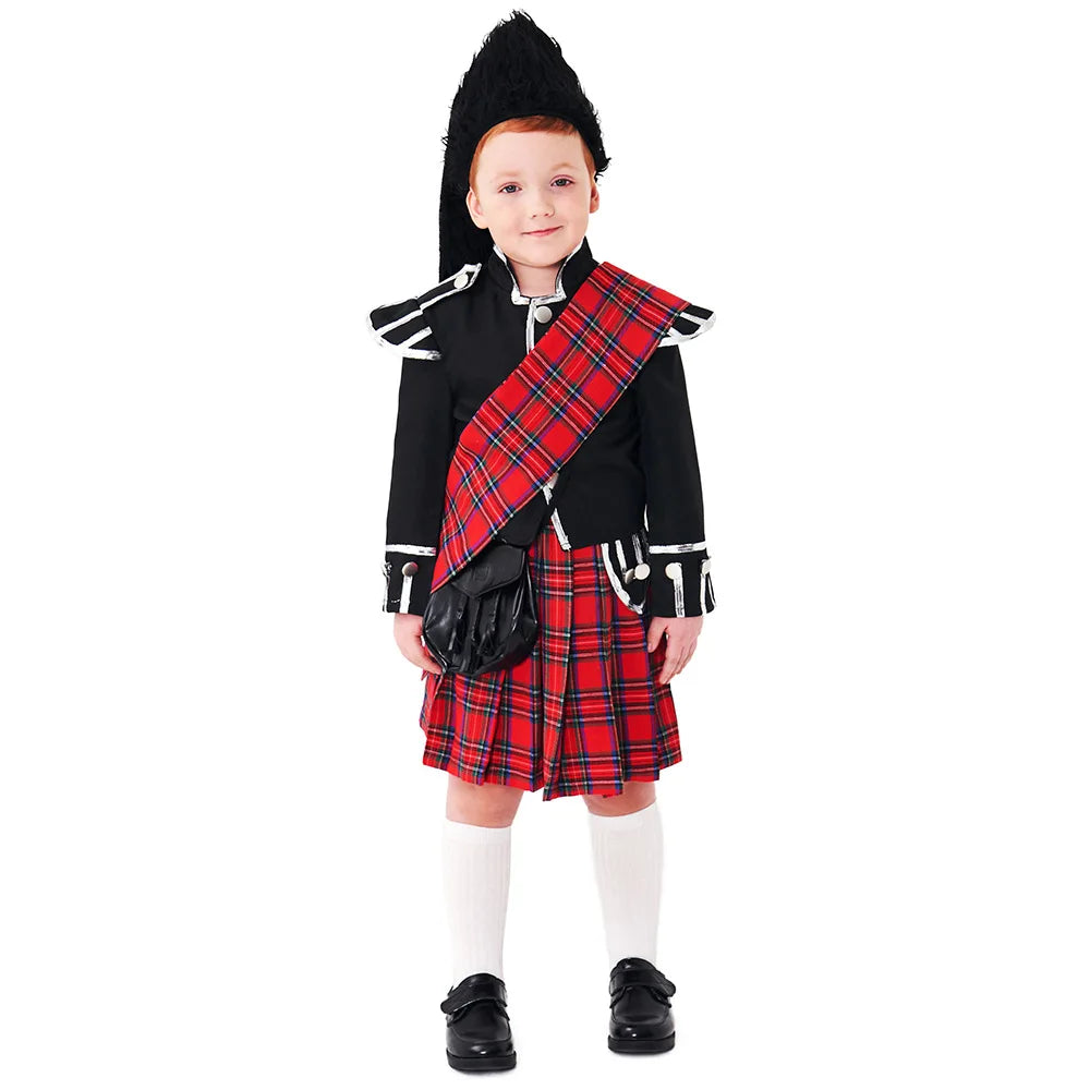 Fantasia Menino Escocês – Roupa Tradicional Completa