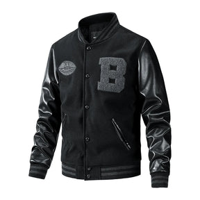 Jaqueta Masculina Baseball Larga Estilo Casual - (Promoção de Inverno 2025)