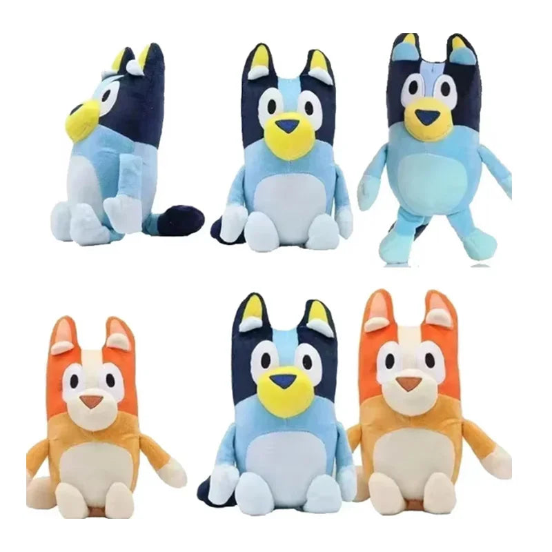 Boneco de Pelúcia Bluey & Bingo – Brinquedo Macio para Presentear