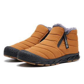 Bota Masculina de Inverno com Zíper e Forro Interno Confortável - (Promoção de Inverno 2025)