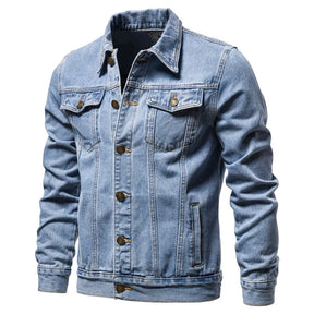 Jaqueta Masculina Jeans Casual Estilo Versátil – (Promoção de Inverno 2025)