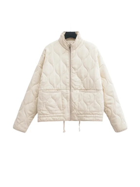 Jaqueta Feminina com Gola Alta Mangas Longas Design Leve e Versátil – (Promoção de Inverno 2025)