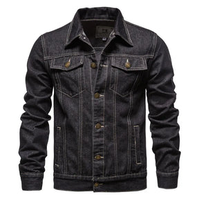 Jaqueta Masculina Jeans Casual Estilo Versátil – (Promoção de Inverno 2025)
