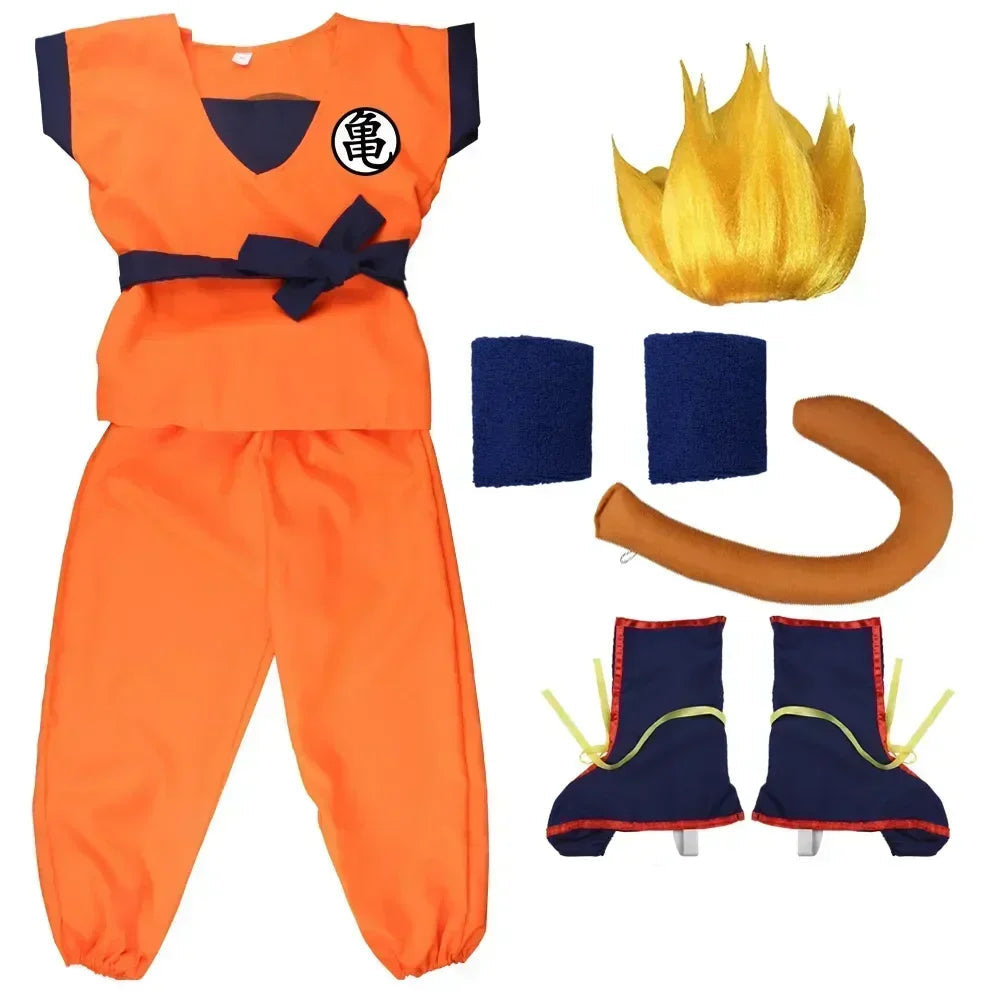 Fantasia DB SG – Cosplay Completo com Peruca