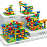 Brinquedo de Montar com Mini Blocos – Pista de Escorregador Infantil