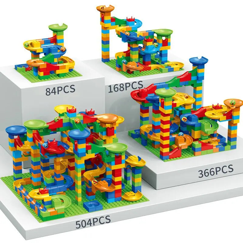 Brinquedo de Montar com Mini Blocos – Pista de Escorregador Infantil