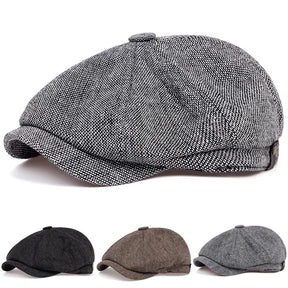 Boina Retrô Masculina – Estilo Peaky Blinders Outono e Primavera – (Promoção de Inverno 2025)