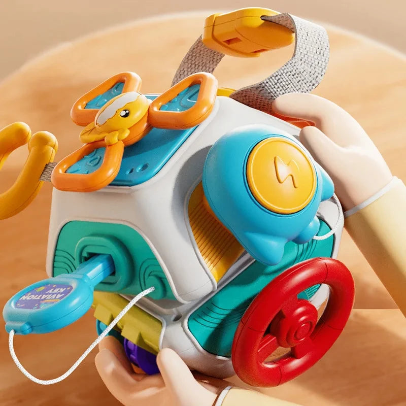 Brinquedo Educativo de Blocos – Kit Completo com 130 Peças