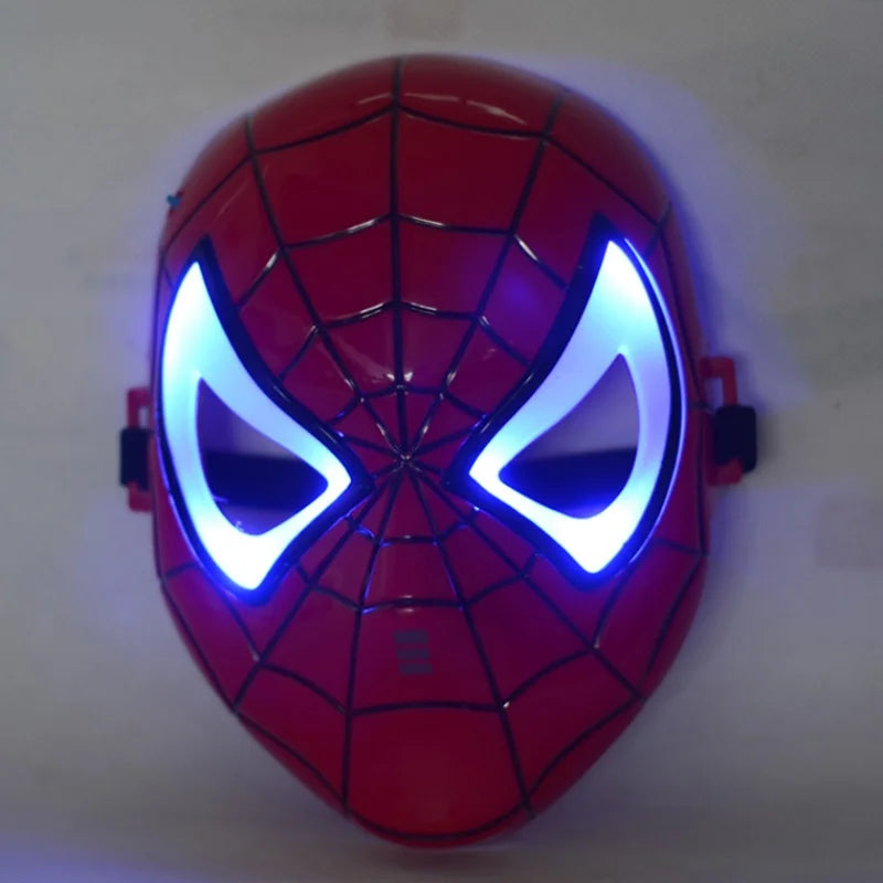 Máscara Infantil de Super-Herói com LED