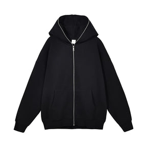 Jaqueta Masculina Moletom com Capuz Retrô e Zíper (Promoção de Inverno 2025)