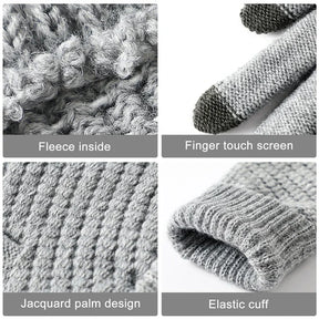 Luvas de Inverno Touch Screen – Unissex, Quentes