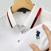 Camisa Masculina Polo Casual Simples Manga Curta - Lojas Olevs Brasil