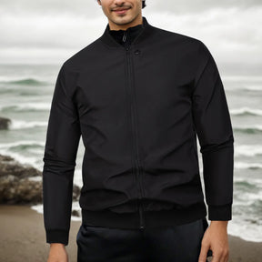 Jaqueta Masculina Impermeável Casual com Gola Manga Longa – (Promoção de Inverno 2025)