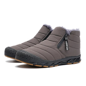 Bota Masculina de Inverno com Zíper e Forro Interno Confortável - (Promoção de Inverno 2025)