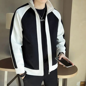 Jaqueta Masculina Para Inverno Estilo Casual com Gola Alta – (Promoção de Inverno 2025)