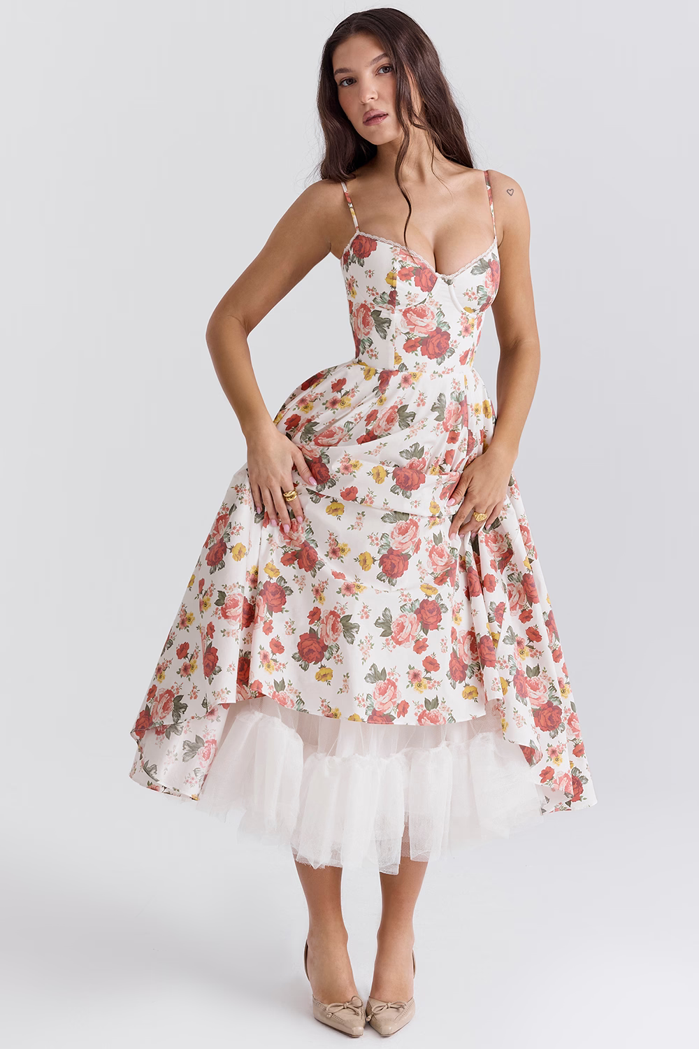 Vestido Midi Modelador Com Forro Modern Wicked - GOLDEN ERA