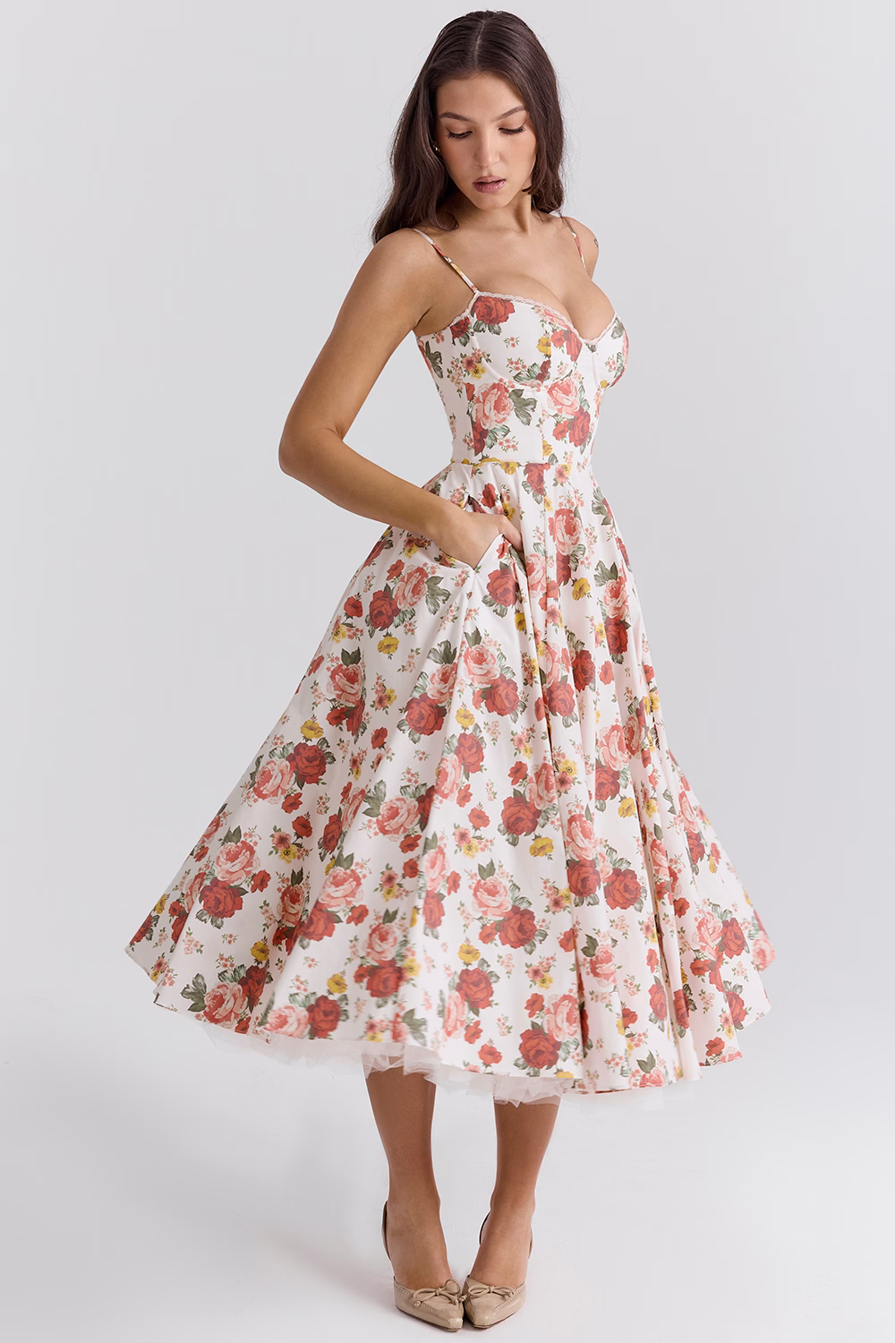 Vestido Midi Modelador Com Forro Modern Wicked - GOLDEN ERA