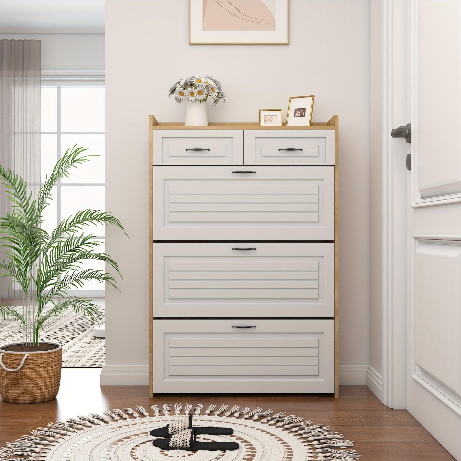 Armário de Sapatos com 3 Portas 2 Gavetas - (Promoção de Outubro)