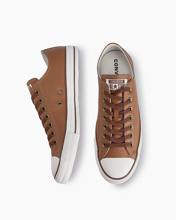Tênis All Star em Couro Premium Caramelo