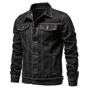 Jaqueta Masculina Jeans Casual Estilo Versátil – (Promoção de Inverno 2025)