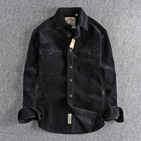 Jaqueta Masculina de Veludo Cotelê Vintage (Promoção de Inverno 2025)