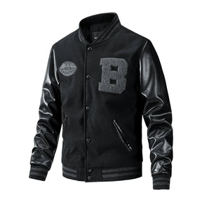 Jaqueta Masculina Baseball Larga Estilo Casual - (Promoção de Inverno 2025)