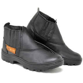 Bota Masculina Resistente Antiderrapante Monocromática – (Promoção de Inverno 2025)