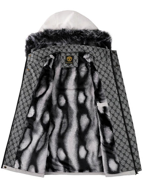 Casaco Masculino com Capuz Impermeável Acolchoado - (Promoção de Inverno 2025)