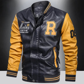 Jaqueta Masculina de Motoqueiro com Proteção Acabamento Impermeável Estilo Racing – (Promoção de Inverno 2025)