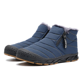 Bota Masculina de Inverno com Zíper e Forro Interno Confortável - (Promoção de Inverno 2025)