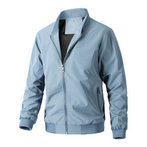 Jaqueta Masculina Bomber Manga Longa Estilo Britânico Para Inverno – (Promoção de Inverno 2025)