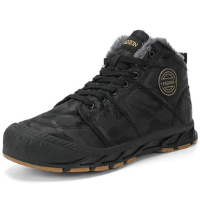 Bota Masculina de Inverno Antiderrapante com Forro Quente Leve e Minimalista – (Promoção de Inverno 2025)