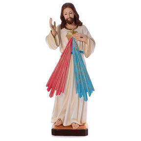 Imagem Cristo Misericordioso gesso nacarado