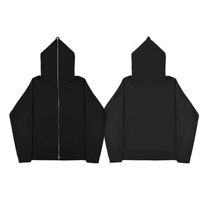 Jaqueta Masculina Moletom com Capuz Retrô e Zíper (Promoção de Inverno 2025)