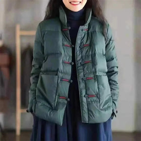 Casaco Feminino Acolchoado Para Inverno de Algodão (Promoção de Inverno 2025)