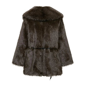 Casaco Feminino Para Inverno Com Cinto Decorativo - (Promoção de Inverno 2025)