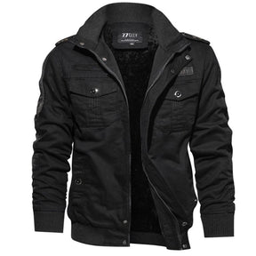 Jaqueta Tática Masculina Para Inverno Fleece com Bolsos - (Promoção de Inverno 2025)